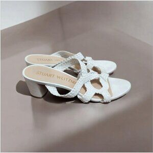 STUART WEITZMAN Woven Padded sandals size 7